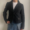 Vintage black Liu Jo Blazer - womens small