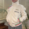 Vintage white Italia Puma Zip Up - womens small