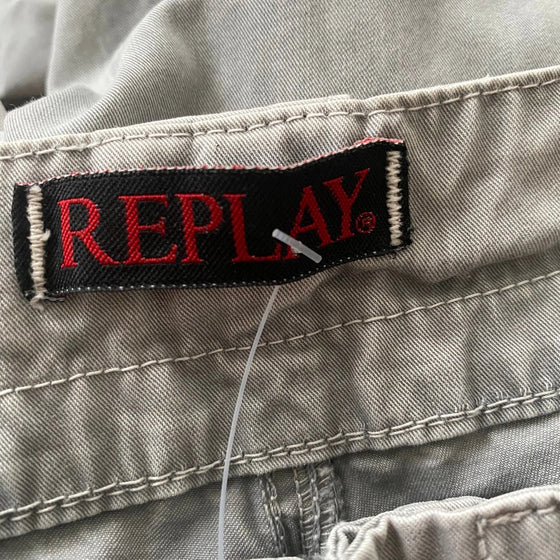 Vintage grey Replay Cargo Trousers - womens 30" waist