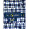 Ralph Lauren Check Shirt - Large - Blue Cotton