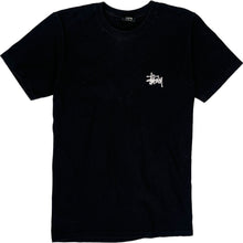  Stussy Logo T-Shirt - Small - Black Cotton