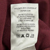 Bear Graphic Patagonia Hoodie - Small Burgundy Cotton Blend