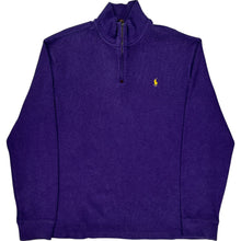  Ralph Lauren 1/4 Zip Sweatshirt - XL - Purple