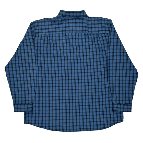 Carhartt Checked Shirt - 2XL Blue Cotton