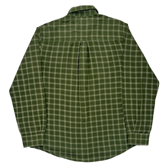 Timberland Checked Shirt - Large Green Cotton