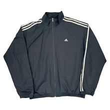  Three Stripes Adidas Slim Fit Track Jacket - 2XL Black Polyester