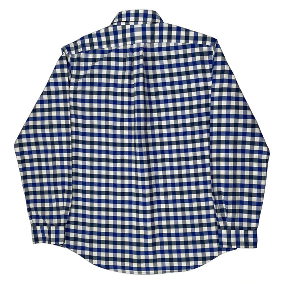 Ralph Lauren Checked Shirt - Large Blue Cotton