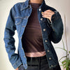 Vintage blue Onyx Denim Jacket - womens medium