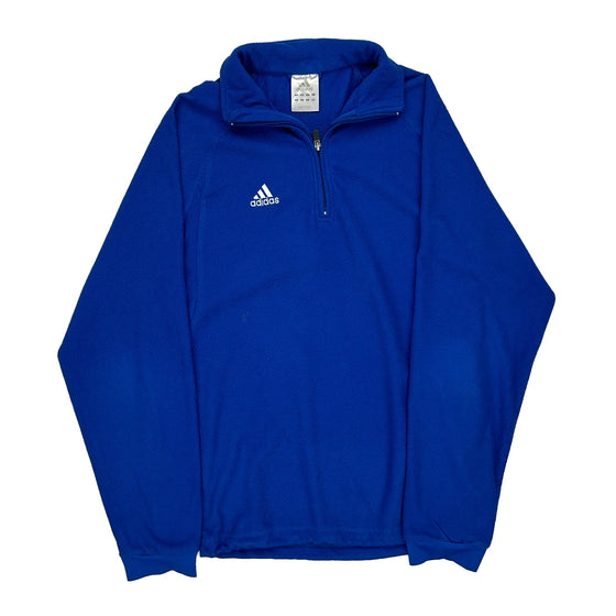 Adidas Fleece - Small Blue Polyester