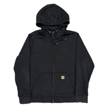  Carhartt Oversized Zip Up - 2XL Black Cotton Blend