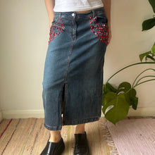  Vintage blue Le Fate Denim Skirt - womens 34" waist