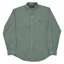  Ralph Lauren Checked Shirt - Large Green Cotton