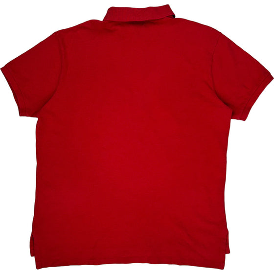 Polo Ralph Lauren Custom Fit Polo Shirt - XL - Red Cotton