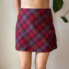 Vintage red Stefanel Mini Skirt - womens 29" waist