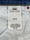 Levis 501 Straight Leg Jeans - W36 L34 - Blue Cotton