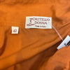 Vintage orange Castello Donna Shirt - womens medium