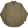 Ralph Lauren Yarmouth Button-Down Shirt - XL - Beige Cotton