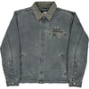 Harley Davidson Denim Jacket - Medium - Grey Cotton