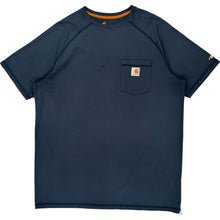  Carhartt Relaxed Fit T-Shirt - Large Tall - Navy Cotton Blend