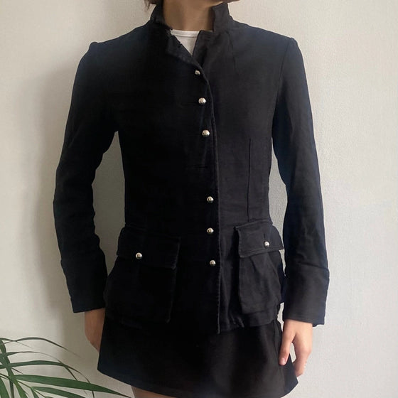 Vintage black Moncler Jacket - womens small