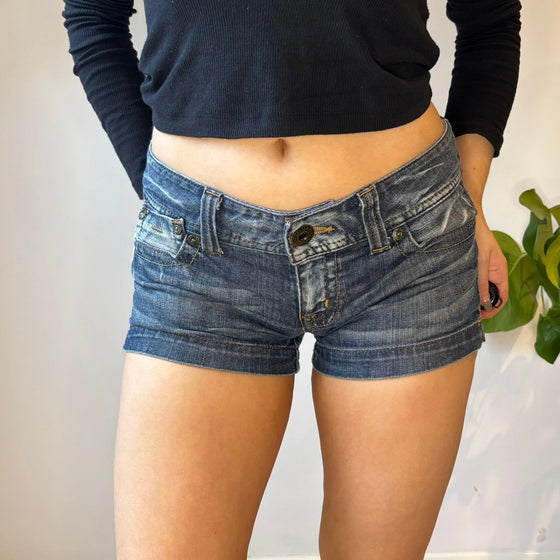 Vintage blue Guess Denim Shorts - womens 32" waist