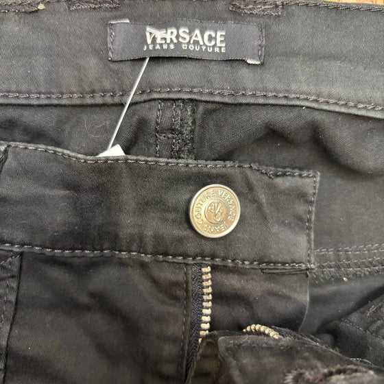 Vintage black Versace Jeans Couture Trousers - womens 28" waist