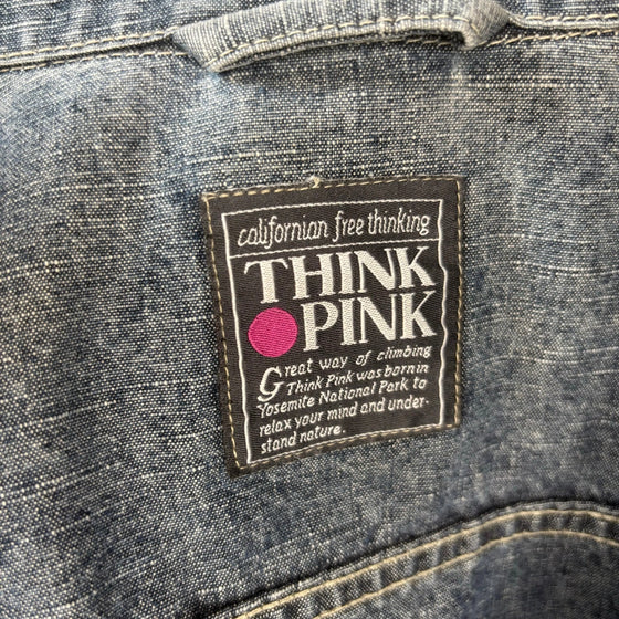 Vintage blue Think Pink Denim Jacket - womens medium