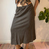 Vintage brown In Extenso Midi Skirt - womens large