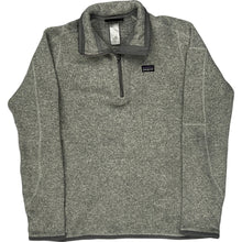  Patagonia 1/4 Zip Fleece Jacket - Medium - Grey