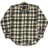 Nautica Plaid Flannel Shirt - Medium - Multicoloured Cotton