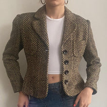  Vintage brown Max Dine Blazer - womens small