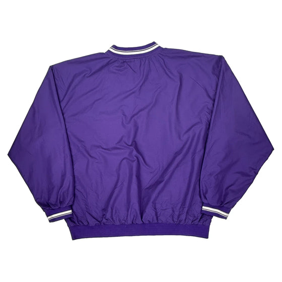 Reebok Windbreaker - XL Purple Polyester