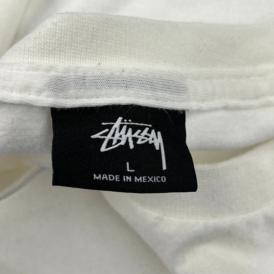 Stussy Top - Large White Cotton