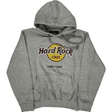  Hard Rock Cafe Hoodie - Medium - Grey Cotton Blend