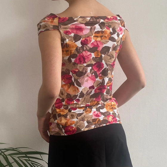 Vintage multicoloured Paola M Top - womens medium