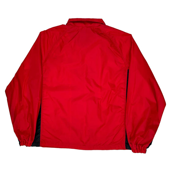 Nike Jacket - Large Red Polyester