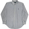 Ralph Lauren Classic Fit Check Shirt - Medium - White Cotton