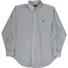  Ralph Lauren Classic Fit Check Shirt - Medium - White Cotton