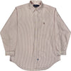 Ralph Lauren Striped Shirt - XL - Red Cotton