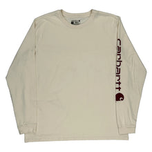  Carhartt Graphic Long Sleeve T-Shirt - Large Cream Cotton