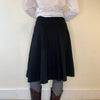 Vintage black Marella Pleated Skirt - womens 26" waist