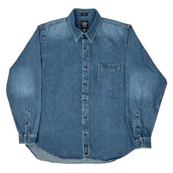 Ralph Lauren Denim Shirt - XL Blue Cotton