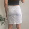 Vintage white Versace Skirt - womens 28" waist