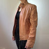 Vintage brown Masterpelle Leather Jacket - womens medium