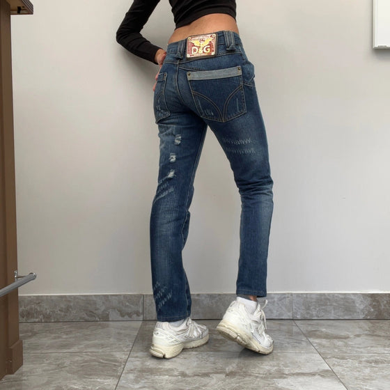 Vintage blue Dolce & Gabbana Jeans - womens 28" waist