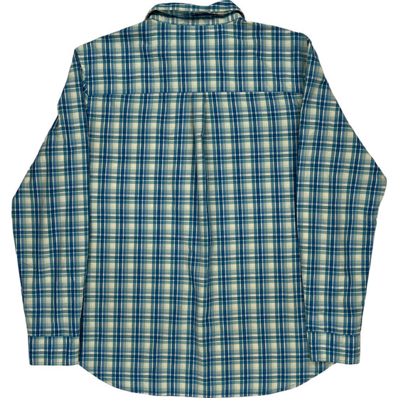 Patagonia Plaid Shirt - Large - Blue Nylon Blend