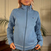 Vintage blue Adidas Zip Up - womens medium