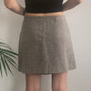 Vintage grey Gai Mattiolo Mini Skirt - womens 28" waist