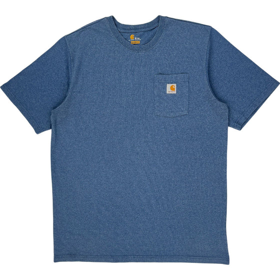 Carhartt T-Shirt - XL - Blue Cotton Blend