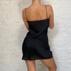 Vintage black Unbranded Slip Dress - womens medium